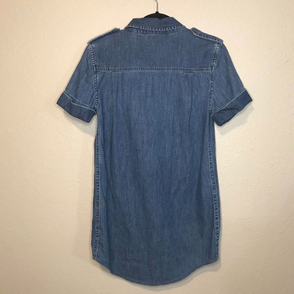 Equipment Femme Rory Light Denim Chambray Shirt Dress - Picture 3 of 8